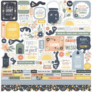 Echo Park - Firefly - Cardstock Stickers 12X12"