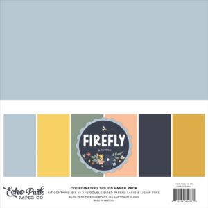 Echo Park - Firefly - Collection Kit 12X12", Solids