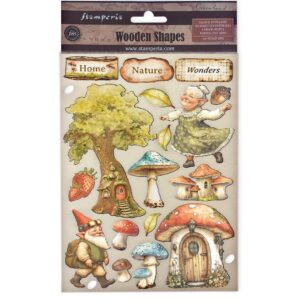 Stamperia - Hidden Grove - Wooden Shapes