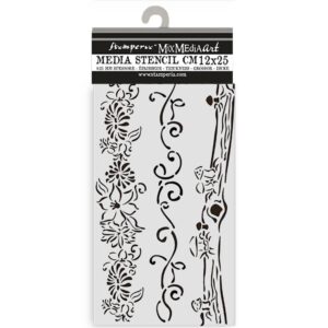 Stamperia - Hidden Grove - Stencil, 3 Borders