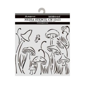 Stamperia - Hidden Grove - Stencil, Mushrooms