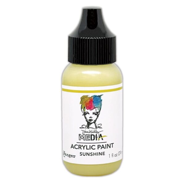 Dina Wakley - Acrylic Paint 1oz - Sunshine