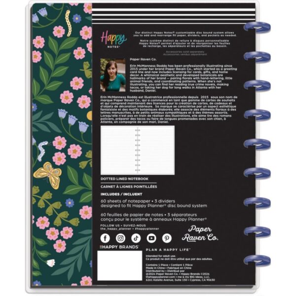 Happy Planner - Classic Notebook - Midnight Meadow - Image 2