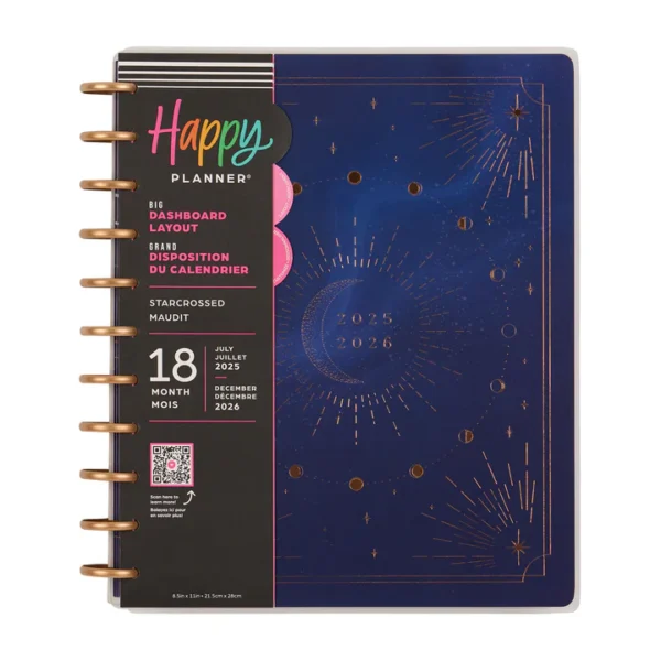 Happy Planner - 18Mth 2025/26 BIG Planner - Starcrossed