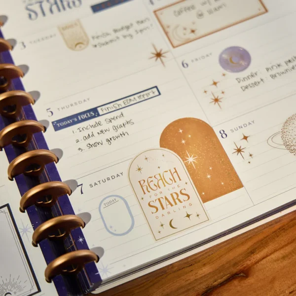 Happy Planner - 18Mth 2025/26 BIG Planner - Starcrossed - Image 3