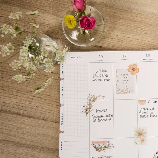 Happy Planner - 18Mth 2025/26 BIG Planner - Spring Fields - Image 3