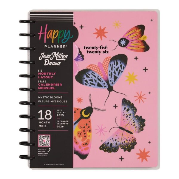 Happy Planner - 18Mth 2025/26 BIG Planner - Mystic Blooms