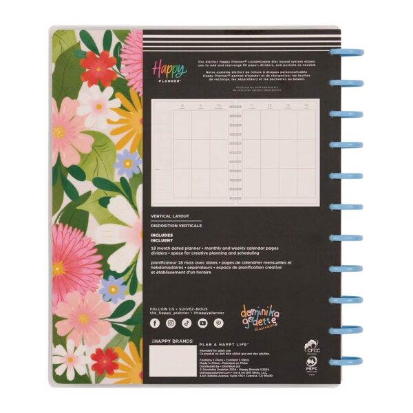 Happy Planner - 18Mth 2025/26 BIG Planner - Whimsical Seasons - Image 3