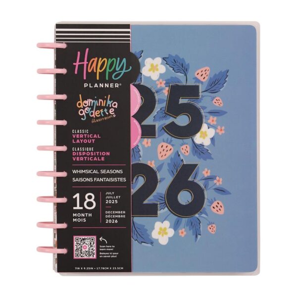 Happy Planner - 18Mth 2025/26 CLASSIC Planner - Whimsical Seasons