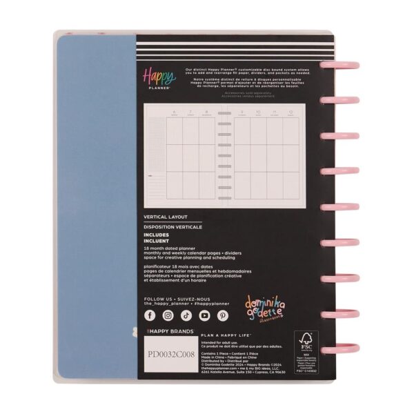 Happy Planner - 18Mth 2025/26 CLASSIC Planner - Whimsical Seasons - Image 3