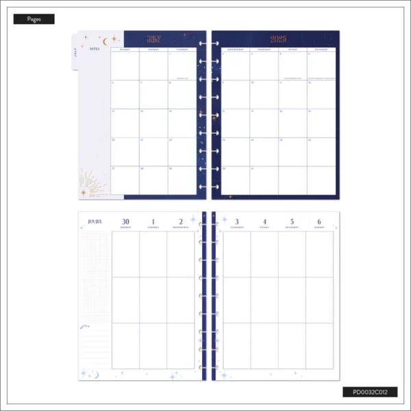 Happy Planner - 18Mth 2025/26 CLASSIC Planner - Starcrossed - Image 7