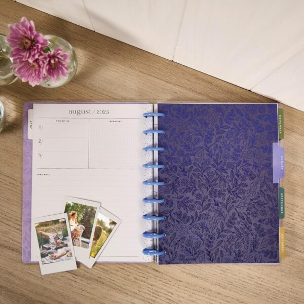 Happy Planner - 18Mth 2025/26 CLASSIC Planner - Midnight Meadow - Image 5