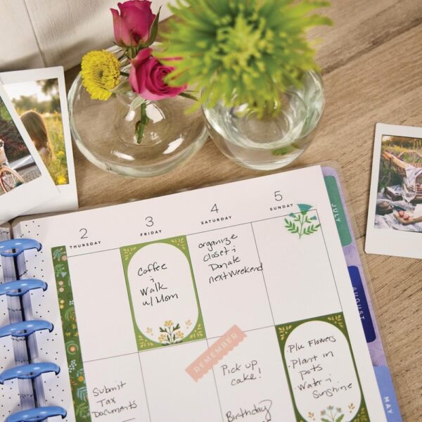 Happy Planner - 18Mth 2025/26 CLASSIC Planner - Midnight Meadow - Image 3
