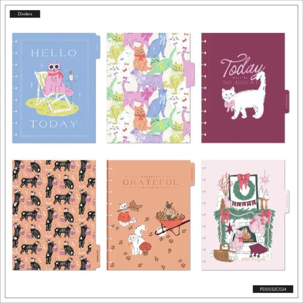 Happy Planner - 18Mth 2025/26 CLASSIC Planner - Purrfect Seasonal Cats - Image 7