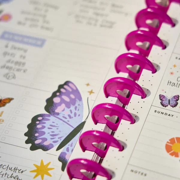 Happy Planner - 18Mth 2025/26 CLASSIC Planner - Mystic Blooms - Image 3