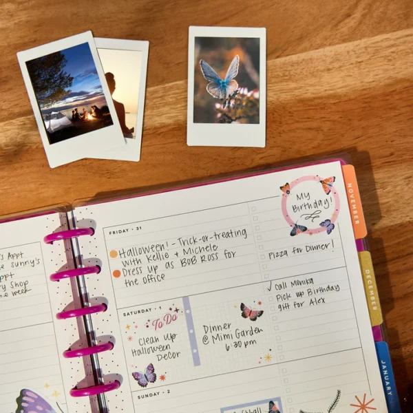 Happy Planner - 18Mth 2025/26 CLASSIC Planner - Mystic Blooms - Image 4