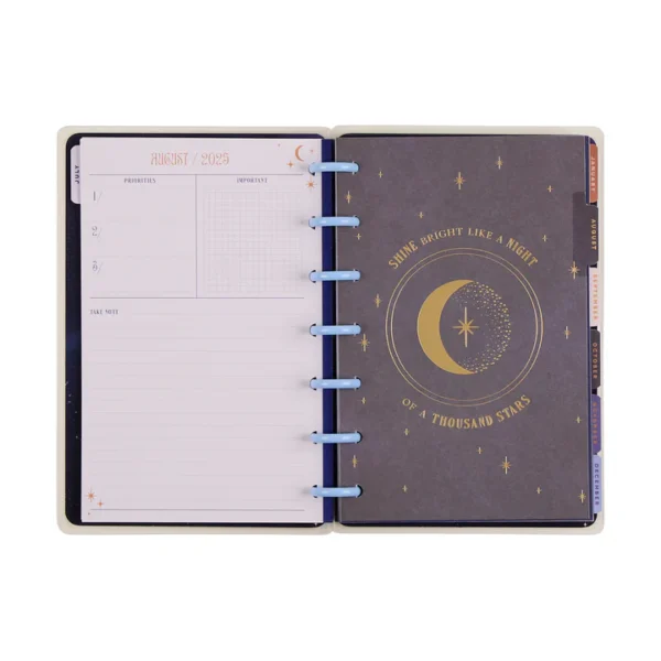 Happy Planner - 12Mth 2025/26 MINI Planner - Starcrossed - Image 3