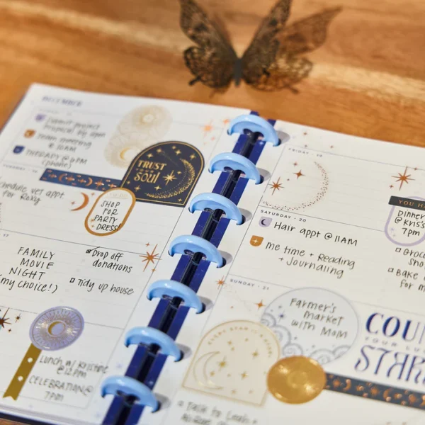 Happy Planner - 12Mth 2025/26 MINI Planner - Starcrossed - Image 4