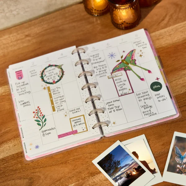 Happy Planner - 12Mth 2025/26 MINI Planner - Mystic Blooms - Image 4