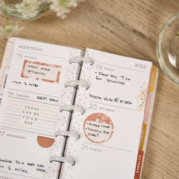 Happy Planner - 12Mth Skinny Mini Planner - Spring Fields - Image 4