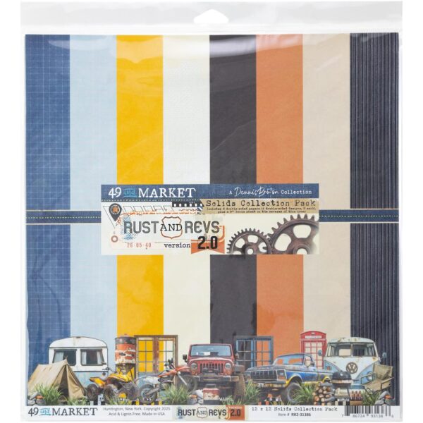 49 & Market - Rust & Revs 2.0 - Collection Pack 12x12", Solids