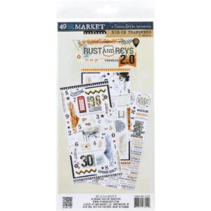 49 & Market - Rust & Revs 2.0 - Rub-On Transfer Set