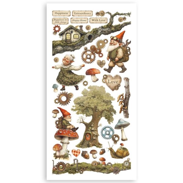 Stamperia - Hidden Grove - Double-Sided Paper Cut-Outs - Image 4