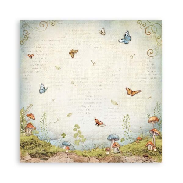 Stamperia - Hidden Grove - 8x8" SINGLE SIDED Paper Pad - Image 3
