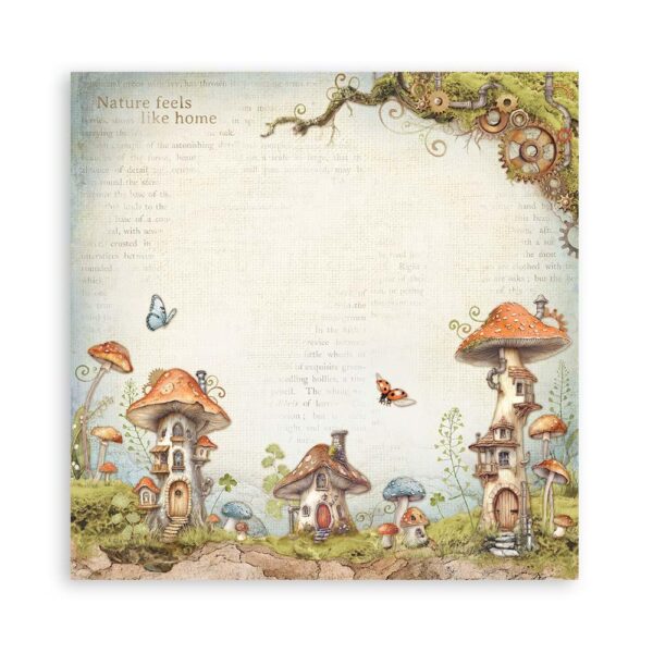 Stamperia - Hidden Grove - 8x8" SINGLE SIDED Paper Pad - Image 6