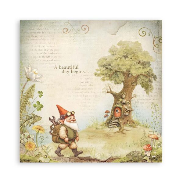 Stamperia - Hidden Grove - 12x12" SINGLE SIDED Paper Pad - Image 3