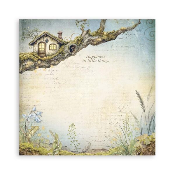 Stamperia - Hidden Grove - 12x12" SINGLE SIDED Paper Pad - Image 8