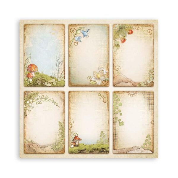 Stamperia - Hidden Grove - 12x12" SINGLE SIDED Paper Pad - Image 6
