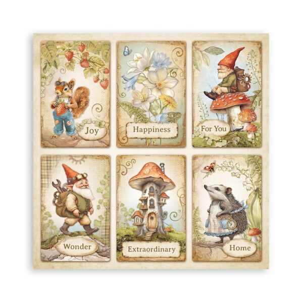 Stamperia - Hidden Grove - 12x12" SINGLE SIDED Paper Pad - Image 4
