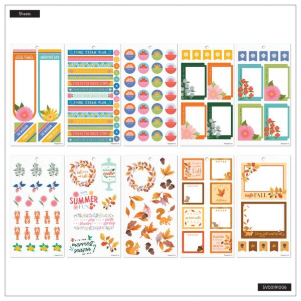Happy Planner - Sticker Value Pack - Whimsical Seasons, BIG - Image 4
