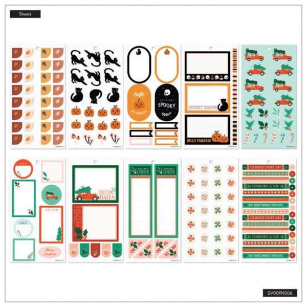Happy Planner - Sticker Value Pack - Whimsical Seasons, BIG - Image 5