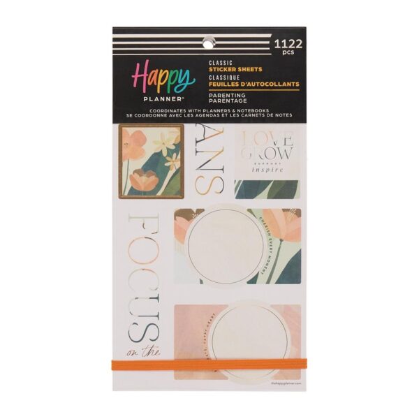 Happy Planner - Sticker Value Pack - Pastel Canvas Parenting