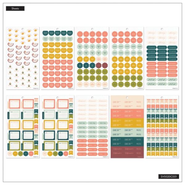 Happy Planner - Sticker Value Pack - Pastel Canvas Parenting - Image 5