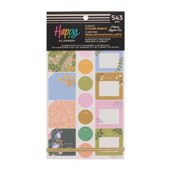 Happy Planner - Sticker Value Pack - Midnight Meadow