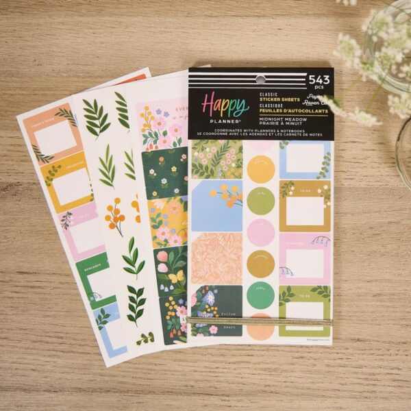 Happy Planner - Sticker Value Pack - Midnight Meadow - Image 2