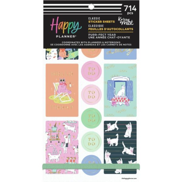 Happy Planner - Sticker Value Pack - Purrfect Seasonal Cats
