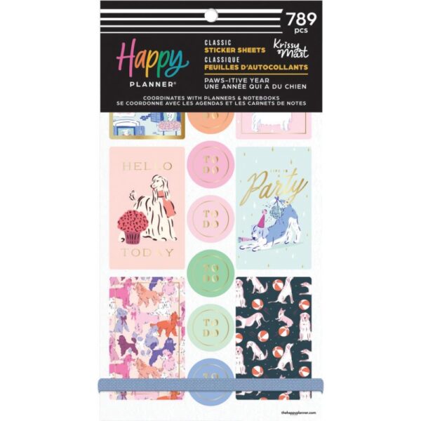 Happy Planner - Sticker Value Pack - Pawsitive Seasonal Dogs