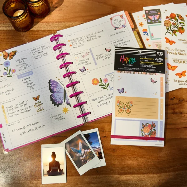 Happy Planner - Sticker Value Pack - Mystic Blooms - Image 3