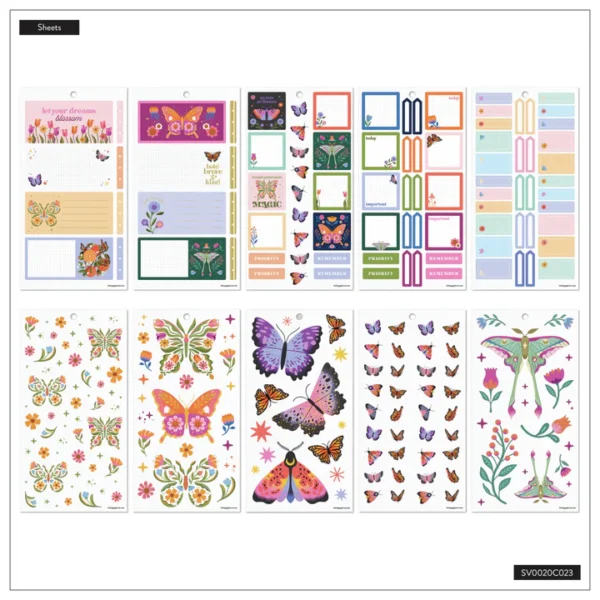 Happy Planner - Sticker Value Pack - Mystic Blooms - Image 4
