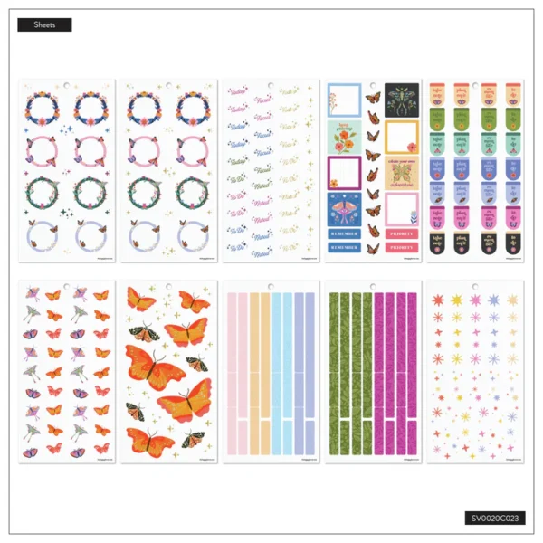 Happy Planner - Sticker Value Pack - Mystic Blooms - Image 5