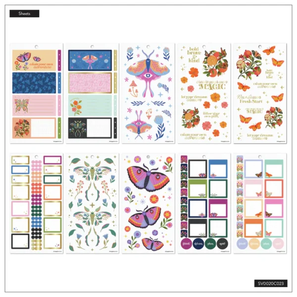 Happy Planner - Sticker Value Pack - Mystic Blooms - Image 6
