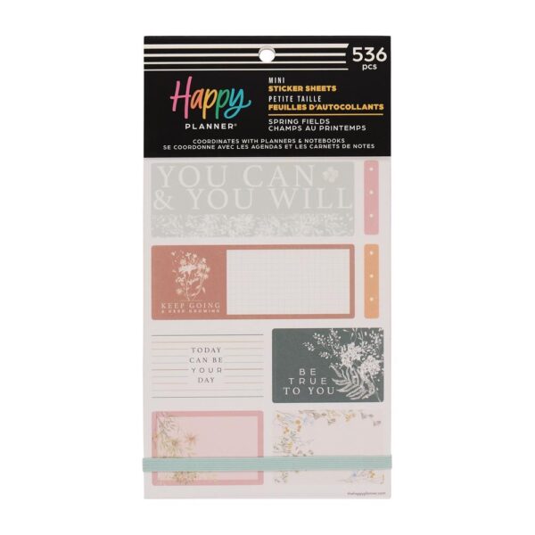Happy Planner - Sticker Value Pack - Spring Fields, MINI