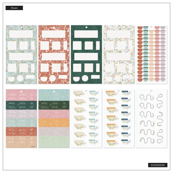 Happy Planner - Sticker Value Pack - Spring Fields, MINI - Image 4