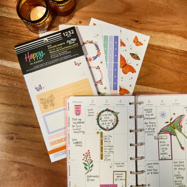 Happy Planner - Sticker Value Pack - Mystic Blooms, MINI - Image 2