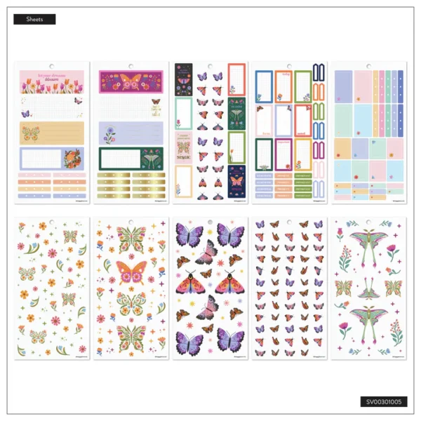 Happy Planner - Sticker Value Pack - Mystic Blooms, MINI - Image 6