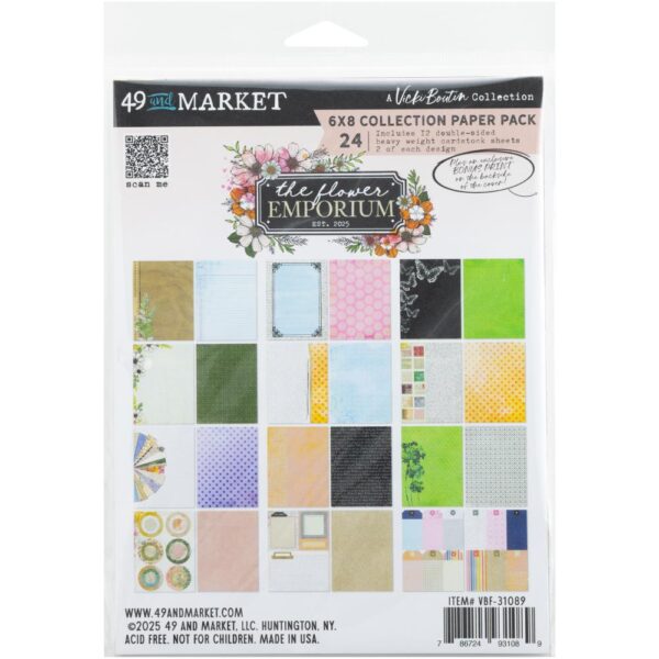 49 & Market - Vicki Boutin Flower Emporium - Collection Pack 6X8"